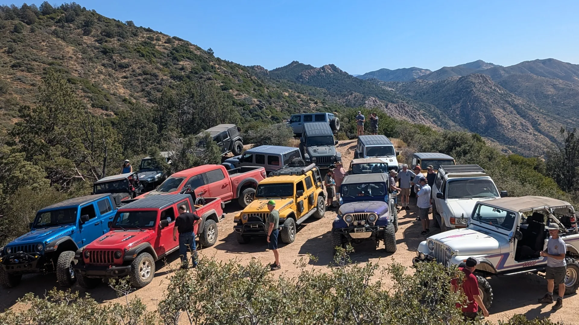 Copperstate4Wheelers on Montana Mountain, May 2024.